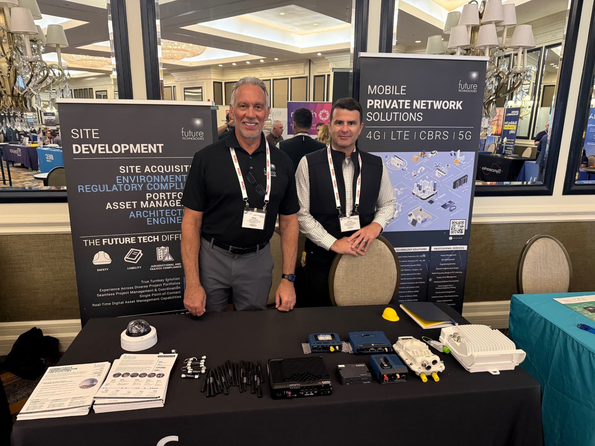 Future Technologies team at an industry trade show