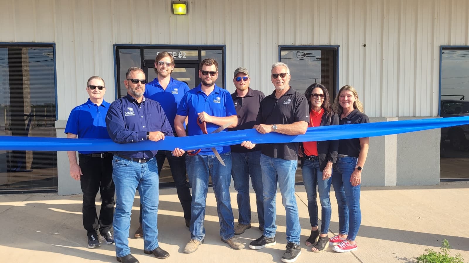 Future Technologies team at a new office opening